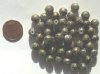 50 8mm Textured Metallic Olive